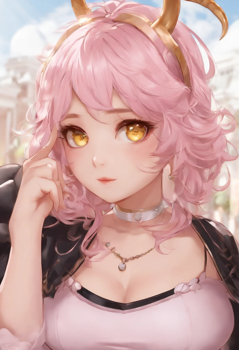 1_girl, pink skin, yellow eyes, black sclera, horns, pink hair, medium breasts, ((chubby)) , micro skirt, very short skirt, cheerleader, erotic, sensual, beatifull, very detailed fingers, very detailed hand, perfect_hands, well-detailed fingers, well-detailed hand, perfect, well-detailed fingers, well-detailed hand, perfect_hands, perfect, GoodHands-beta2, Furtastic_Detailer, ((empty hands)), ((mina ashido)), huge ass