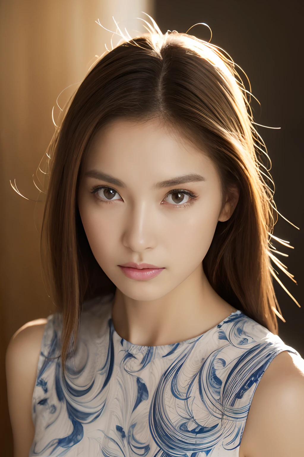 (masterpiece:1.3), (8,000 people, Realistic, RAW Photos, Highest quality: 1.4), (There'There'There'There'There'Only Female),(Like a model), (expensive), (smile), (Sexy pose), (Very beautiful face), (A stunningly beautiful body, toned through exercise), (Perfect Abs), (Beautiful Mountain), (Long eyelashes), (double eyelid), (Large Breasts), (Beautiful breasts), (Very sexy), (Realistic face), (Brown Hair, Long Hair:1.3), (Beautiful hairstyle), (Realistic eyes, Beautiful and delicate eyes), (Realistic skin), (Beautiful Skin), (blouse), (Short skirt), (pantyhose), (Long legs), (very beautiful bridge),(Sexy Legs), (High heels), (Absurd), (Charm), Ultra-high resolution, (extremely Realistic), (Very detailed), (Golden Ratio), (naked), (Seductive pose), (Full Body Shot), (necklace), (Earrings), (He wears a watch on his left wrist), (bracelet), (Beautiful long nails with beautiful manicure), (So that everything comes out from head to toe.), (A beautiful transformation),(Walking around the city), (The perfect secretary)