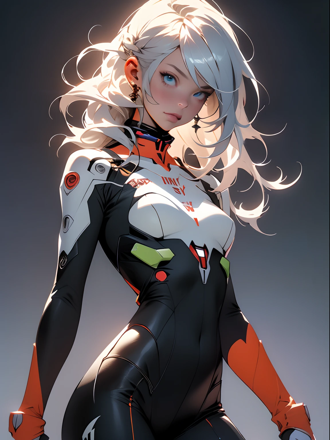 (((Young White Woman))), ((Best Quality)), ((Masterpiece)), (Detail: 1.4), 3D, A Beautiful Cyberpunk Woman with Simon Bisley-style micro thong, Genesis evangelion neon style clothing, 2-piece clothing, Long silver hair, arm tatoo, cybernetic hands, pastel, Centered, scale to fit the dimensions, nffsw (High dynamic range),Ray tracing,NVIDIA RTX,Hyper-Resolution,Unreal 5,Subsurface Dispersion, PBR Texture, Post-processing, Anisotropy Filtering, depth of fields, Maximum clarity and sharpness, Multilayer textures, Albedo and specular maps, Surface Shading, accurate simulation of light and material interactions, Perfect proportions, Octane Render, Two-tone lighting, Wide aperture, Low ISO, White Balance, thirds rule, 8K Raw, Crysisnanosuit,loraeyes,nijistyle,pantyhose,Blue eyes