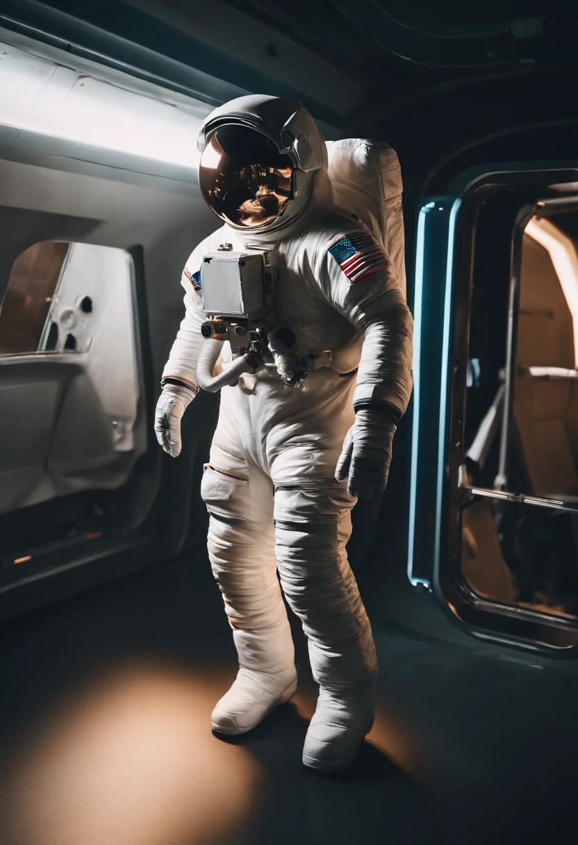 Spacesuit Extravehicular Activity Faceless
