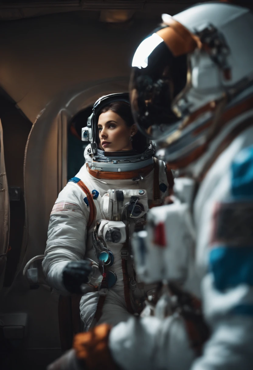 astronaut , Scissors in hand,Fashionab