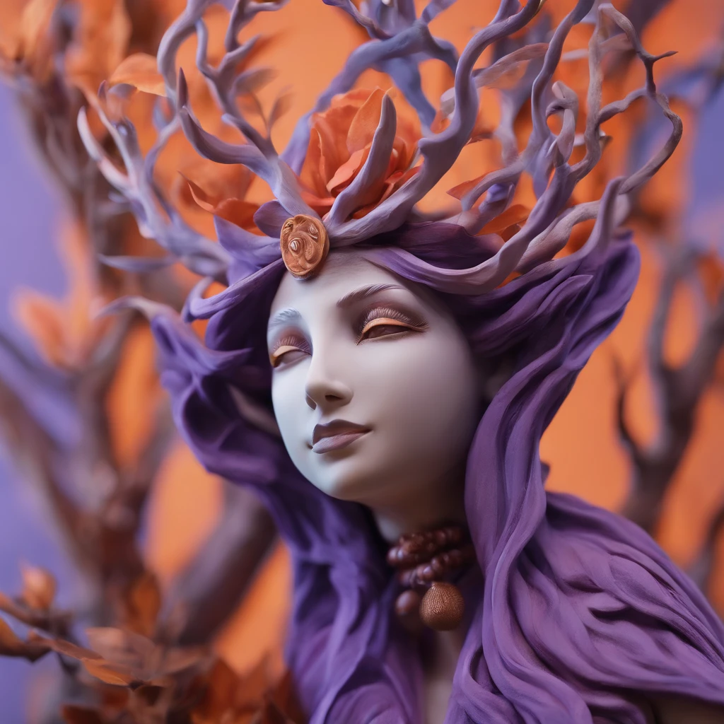 "(best quality, highres, ultra-detailed), The goddess casting mystical glowing spells in a haunted forest, orange and purple hues, portraits, vivid colors, extreme detail description, sharp focus, physically-based rendering, studio lighting, horror, witch, magical, eerie atmosphere, swirling fog, ethereal glow, ancient trees, twisted branches, moonlit sky, mysterious shadows, spellbinding, enchanting, hauntingly beautiful"