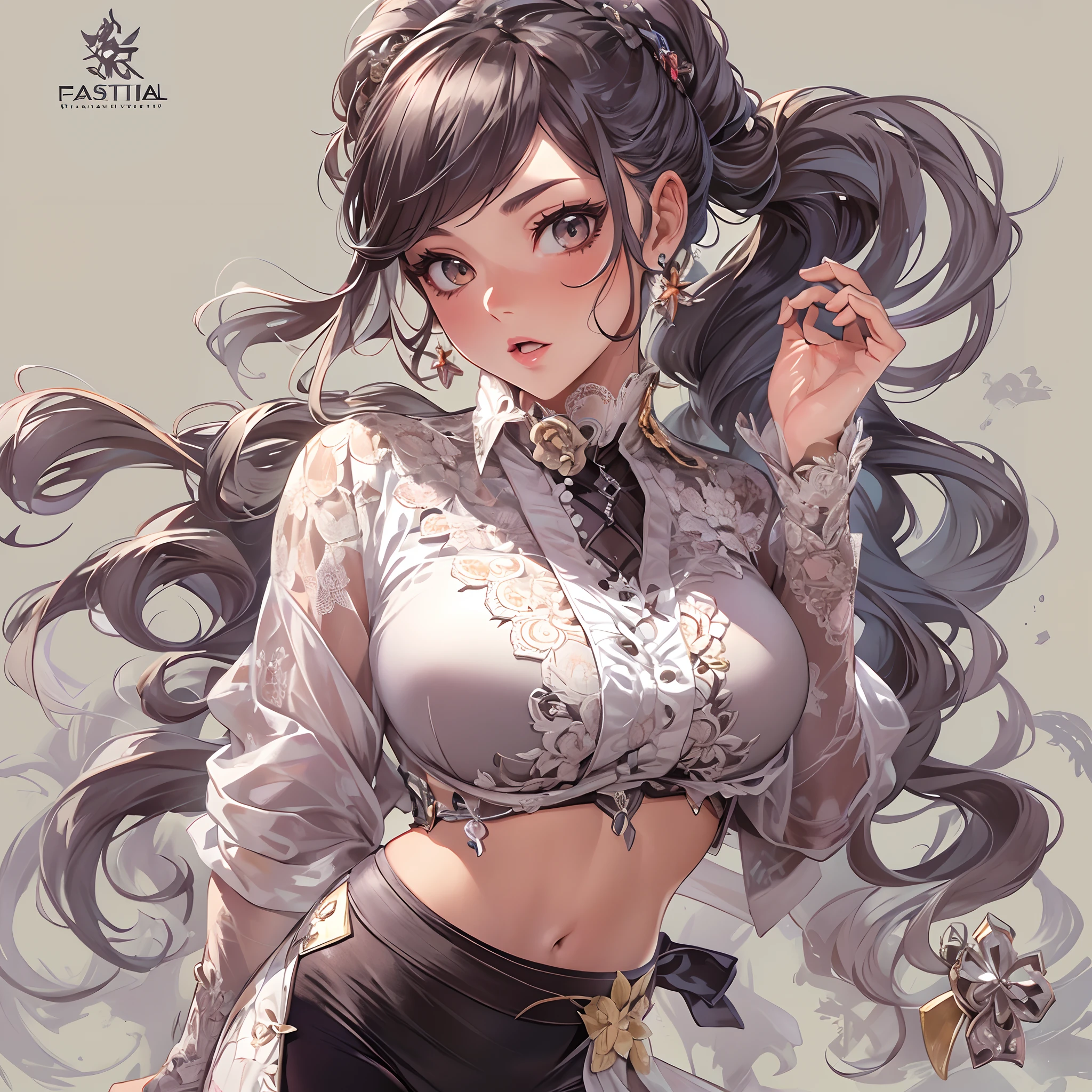 ((Masterpiece, Highest quality)), Detailed face, CharacterDesignSheet， full bodyesbian, Full of details, Multiple poses and expressions, Highly detailed, Depth, Many parts，Beautiful girls，Business suit，Milk bath，lacepantyhose，estilo fantasia，Extremely beautiful，High Balance, Natural light