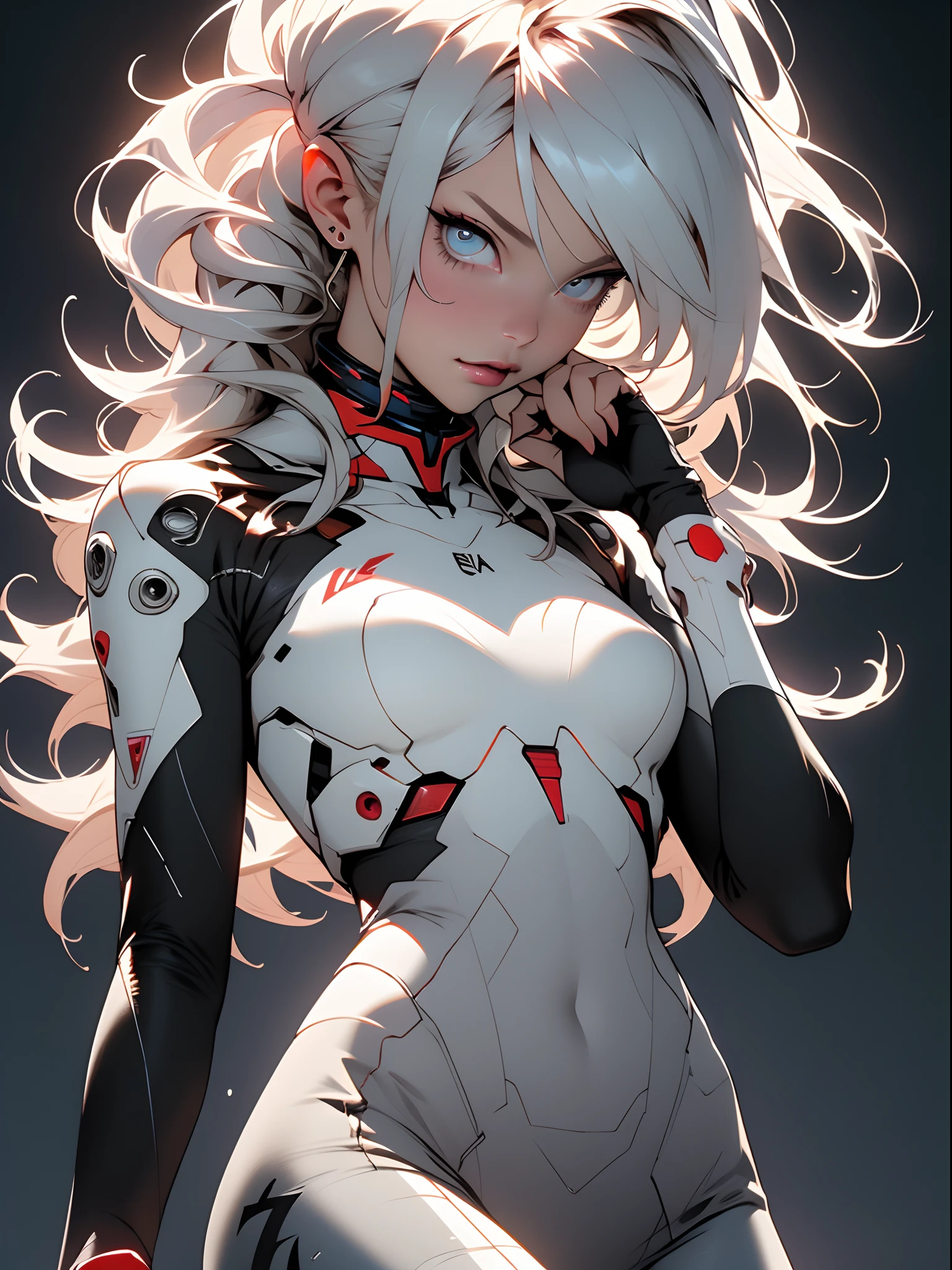 (((Young White Woman))), ((Best Quality)), ((Masterpiece)), (Detail: 1.4), 3D, A Beautiful Cyberpunk Woman with Simon Bisley-style micro thong, Genesis evangelion neon style clothing, 2-piece clothing, Long silver hair, arm tatoo, cybernetic hands, pastel, Centered, scale to fit the dimensions, nffsw (High dynamic range),Ray tracing,NVIDIA RTX,Hyper-Resolution,Unreal 5,Subsurface Dispersion, PBR Texture, Post-processing, Anisotropy Filtering, depth of fields, Maximum clarity and sharpness, Multilayer textures, Albedo and specular maps, Surface Shading, accurate simulation of light and material interactions, Perfect proportions, Octane Render, Two-tone lighting, Wide aperture, Low ISO, White Balance, thirds rule, 8K Raw, Crysisnanosuit,loraeyes,nijistyle,pantyhose,Wide eyes