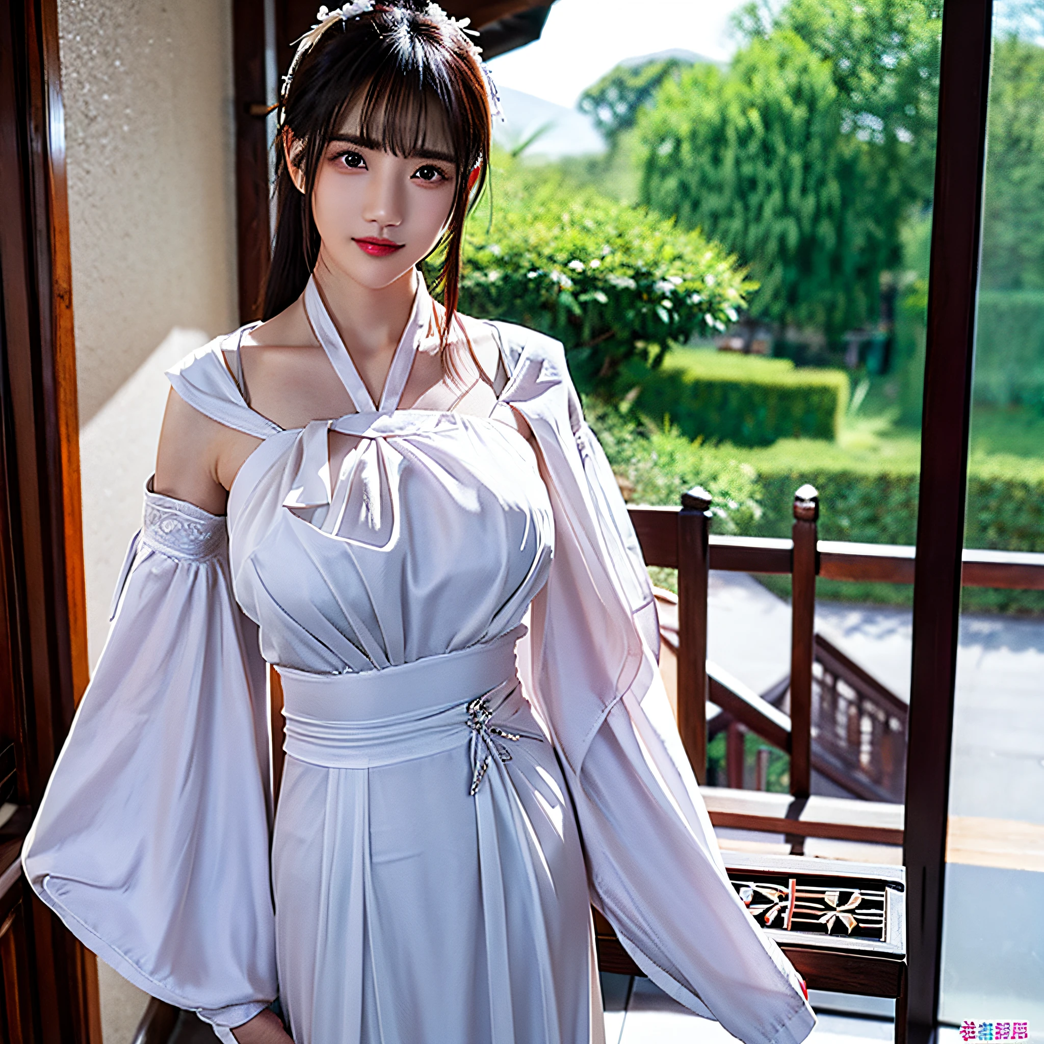 A handsome woman，Shop Xiao Er dressed up，A hand towel was draped over his shoulder，The sleeves are crude，White arms are exposed，The shirt is snug on the body，The chest is towering、Willow waist slender，Ordinary dress，But it has a special charm，I was thrilled to see it。