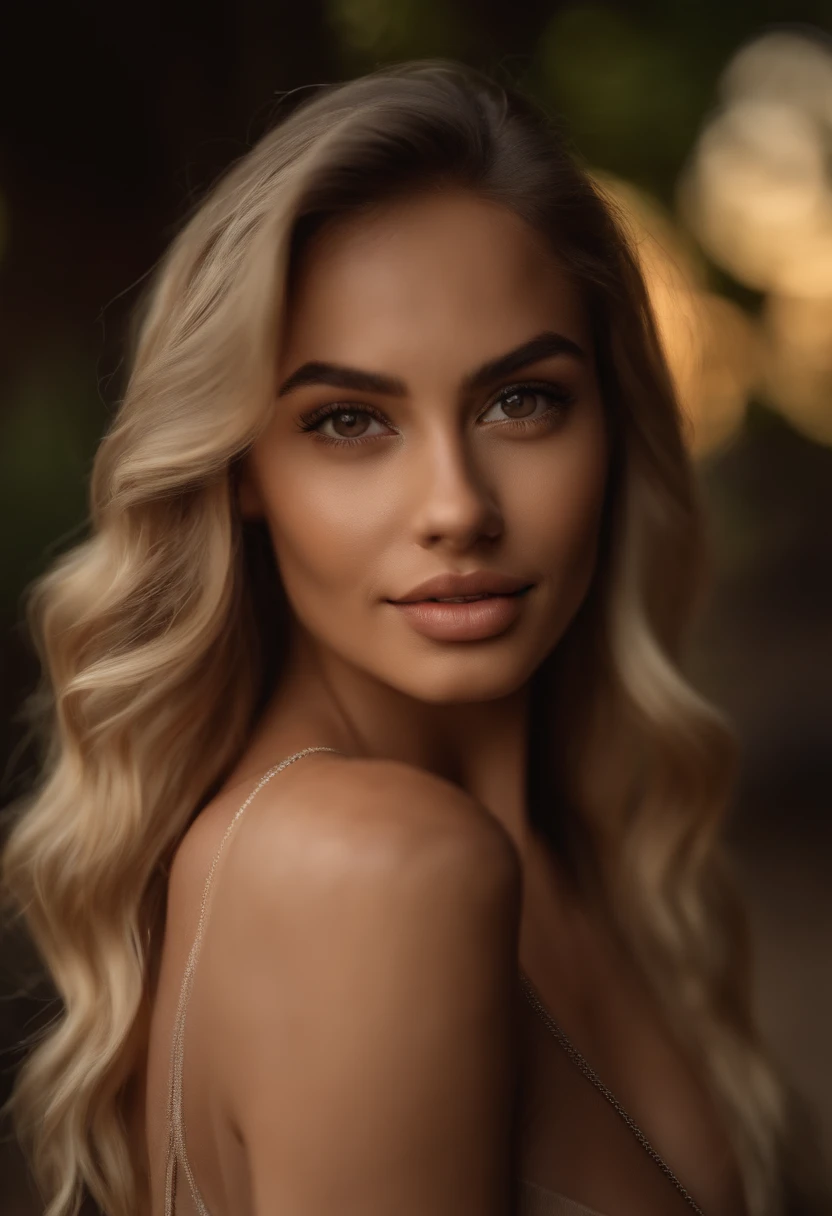 RAW, analog, Nikon Z 85mm,((best quality)), ((masterpiece)), ((realistic)),far from the camera image, gorgeous latin woman, blonde, 18 year old, posing in a beach, wearing lingerie petite, smile with teeth showing, ((big breasts)), intricate details, highly detailed, sharp focus, professional, 4k, god rays, hand model, stunning brown eyes, petite,strong chin big ramus dnot defined jawline  huge strong cheekbones highset cheekbones big eyes. great face projection highres, detailed facial features, high detail, sharp focus, smooth, extremely detailed, photo_\(ultra\), photorealistic, realistic, post-processing, max detail, roughness, real life, ultra realistic, photorealism, 8k uhd, SEMI-SILHOUETTE light, slavic face, long blon hair, beautiful hair, real face face