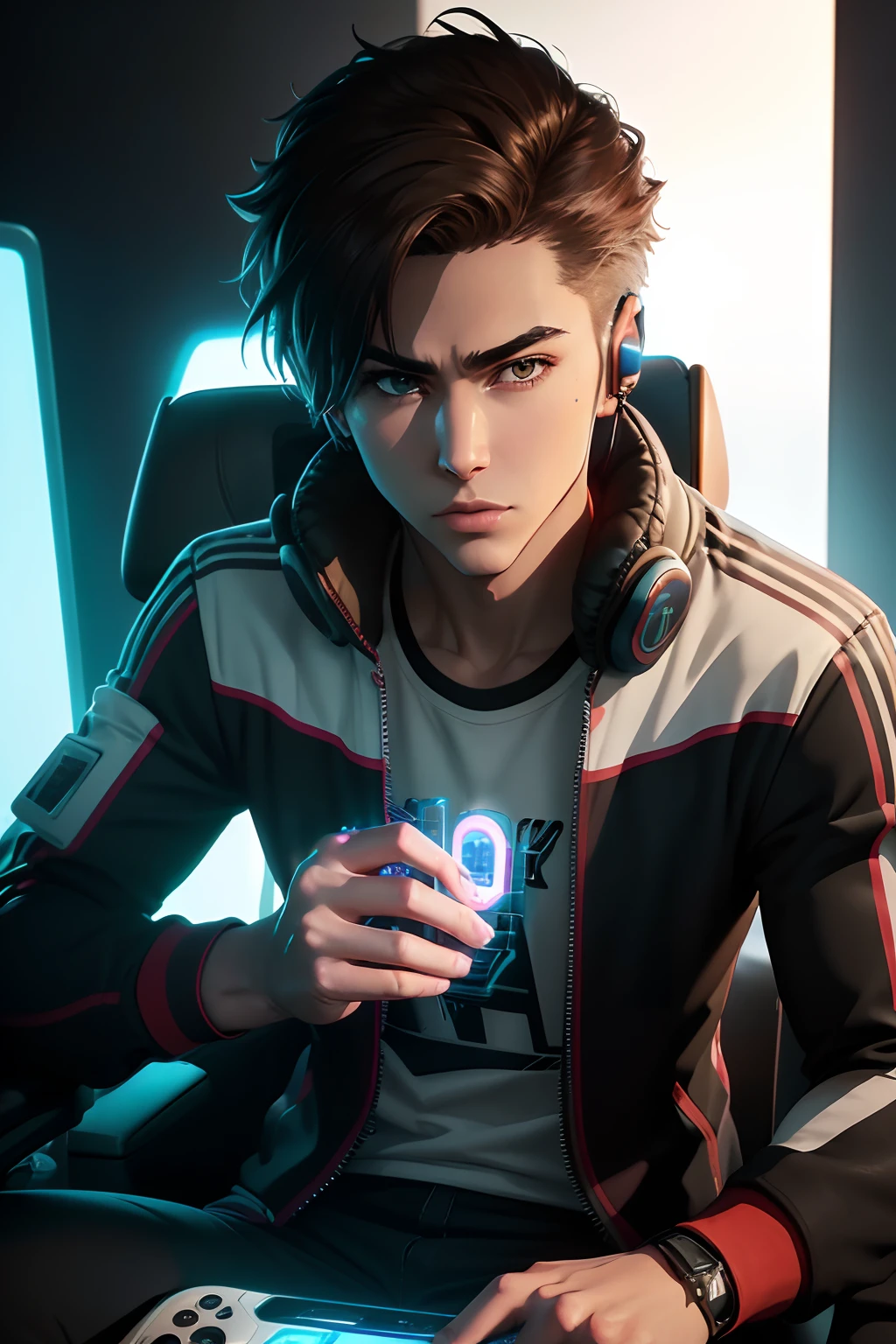 best quality,highres,(detailed,realistic,photorealistic:1.37),(HDR,UHD,vivid colors),(digital hand:1.1),portrait,close-up,shiny nails,slim fingers,digital art,technology touch,silicon wristband,gesture recognition,integrated circuits,algorithmic design,wireframe visualization,glowing lines,light trails,futuristic atmosphere,neon colors,electric blue lighting,algorithmic patterns,creative coding,interactive digital art,innovative technology,advanced human-computer interaction,digitalization of traditional art, blending of analog and digital elements, fusion of art and technology.