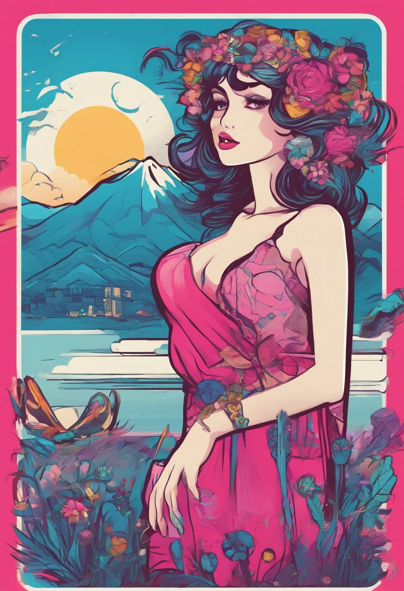 sticker, cartoon cute, animated ??? drawing, in the style of zbrush, alena aenami, spiky mounds, charming anime characters, lilia alvarado, urban and edgy, realistic hyper-detailed rendering