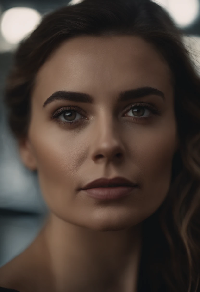 portrait femme, vue de face, belle, Talk to the camera
