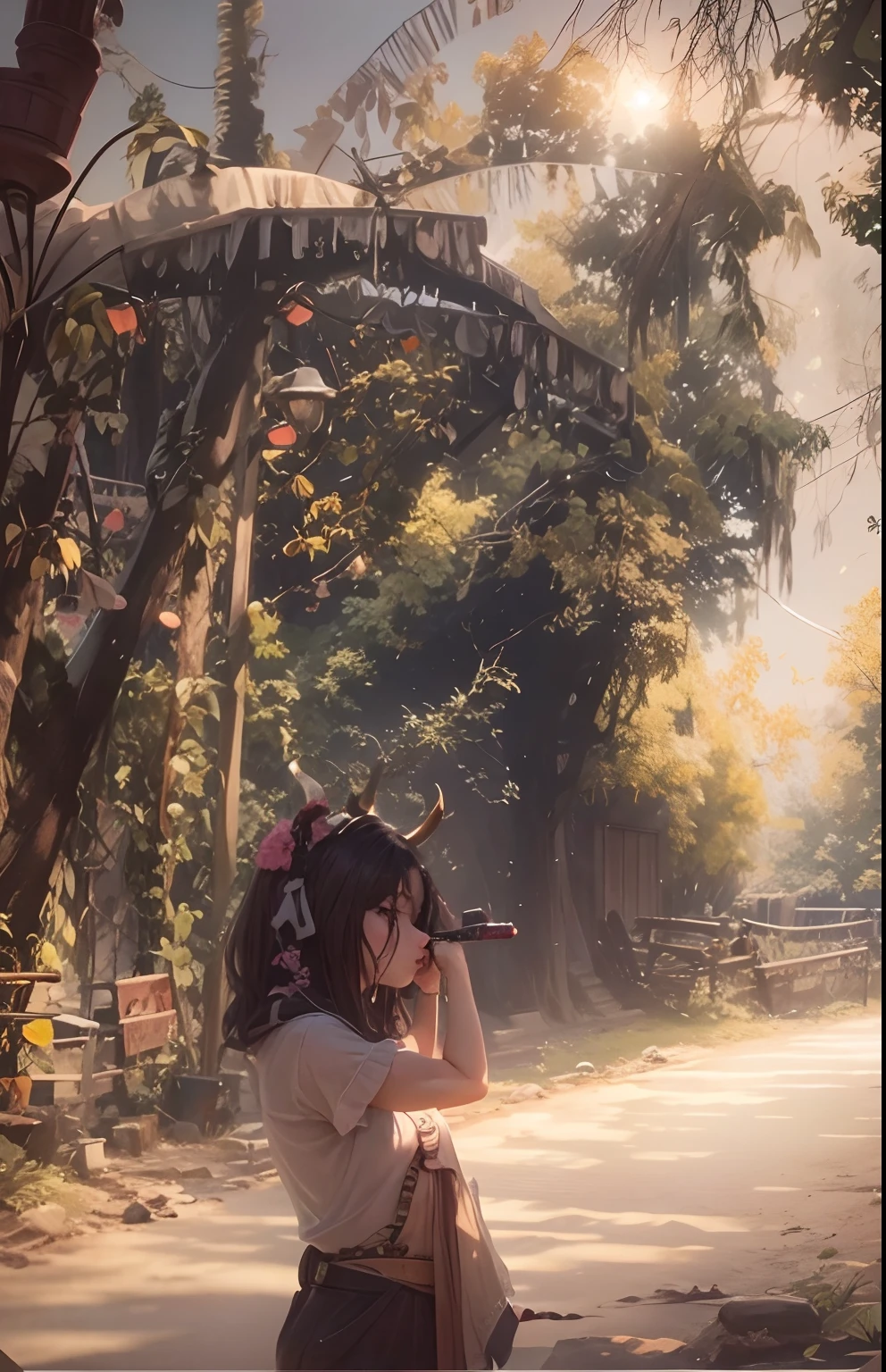 Horny girl ultra realistic, --v4