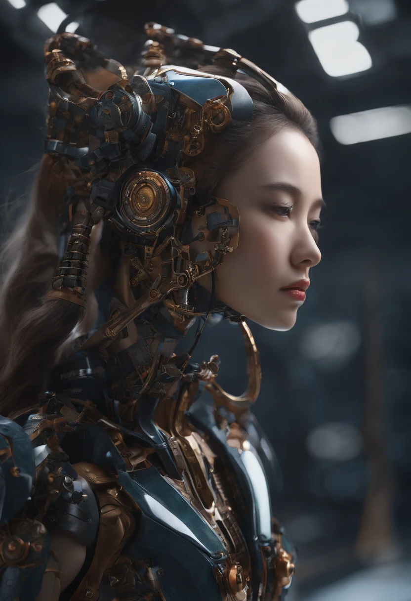 Haiyi-Robot Wensheng Tu Laboratory 01:18:57
Tailor by profession,Fashion dress-up,Full body standing painting,3D立体,Detailed textures,High definition
