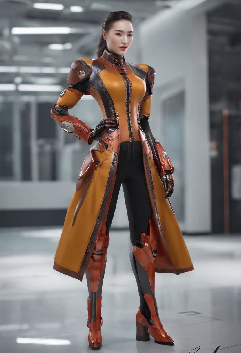 Haiyi-Robot Wensheng Tu Laboratory 01:18:57 
Tailor by profession，Fashion dress-up，Full body standing painting，3D立体，Detailed textures，High definition