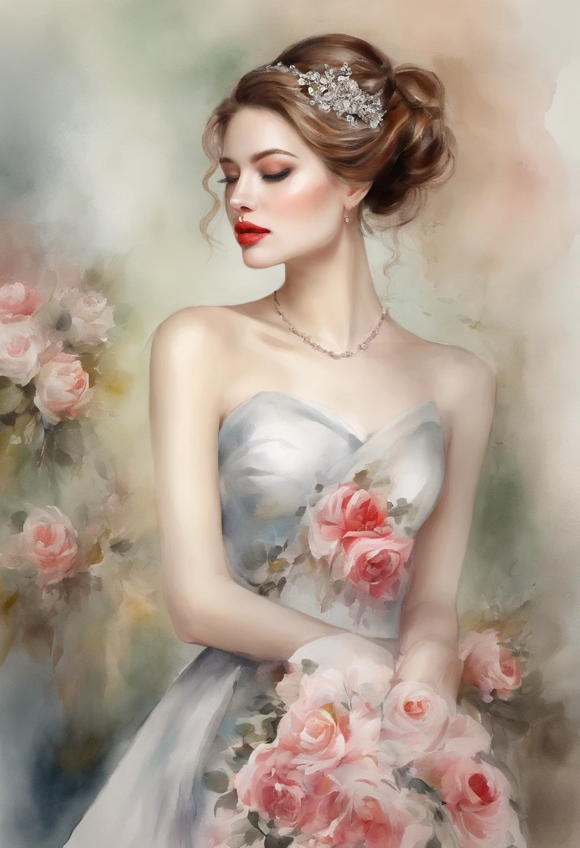 Tailor by profession,Fashion dress-up,Full body standing painting,3D立体,Detailed textures,High definition