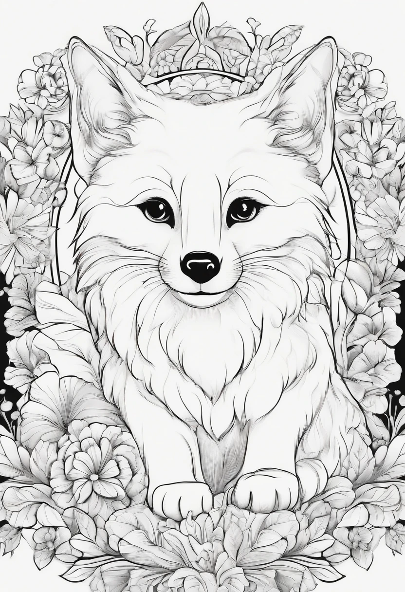 Generate black and white coloring pages of cute cartoon-style animals with low detail, no shading, no shadows, no background, and no borders.