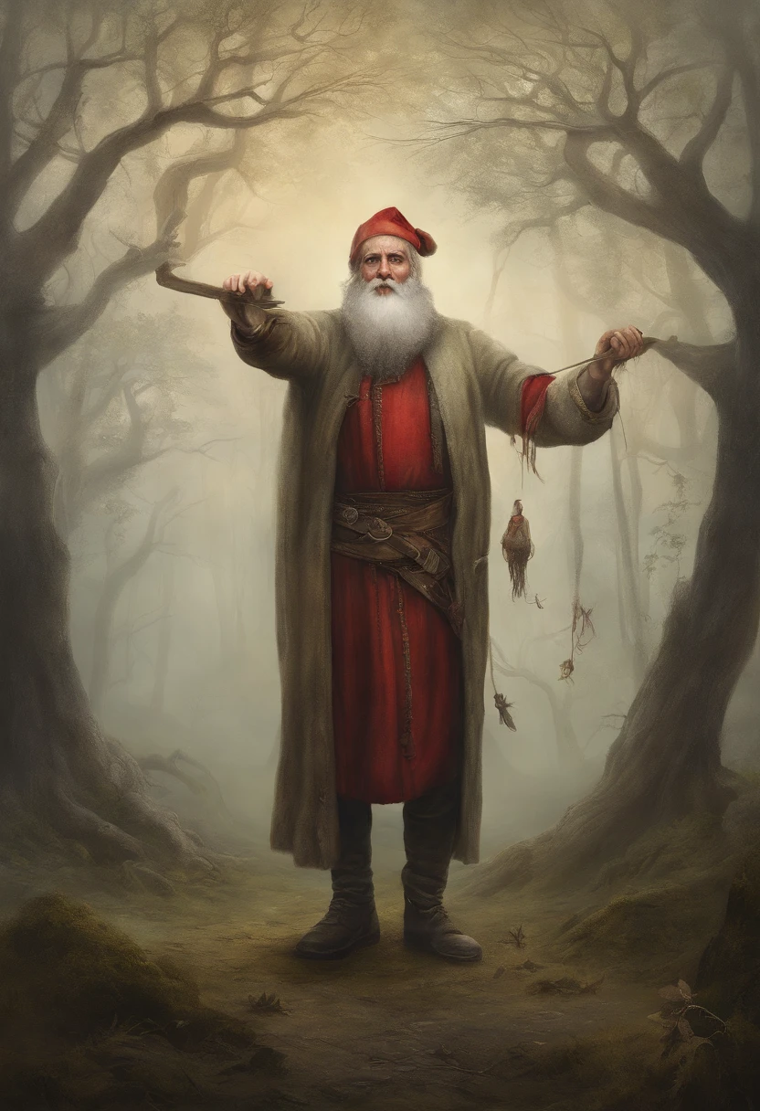 Santa Rua. SEBASTIAN TIED TO A TREE AND INJURED BY FLEXES, com o sol se pondo, in connection with the divine, foto retrato, Directed by: Drew Tucker, Directed by: Adam Marczyński, Directed by: Alexandre Kucharsky, Directed by: Gavin Nolan, Surrealismo 8K, Directed by: Jason Felix, Yuri Shwedoff e Tom Bagshaw, arte ilustrativa, Estilo Erik Johansson
