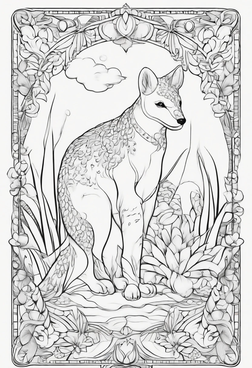 Generate black and white coloring pages of cute cartoon-style Mammals with low detail, no shading, no shadows, no background, and no borders.