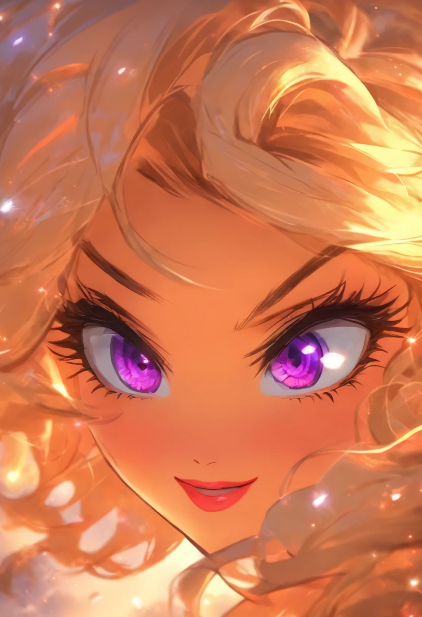 1girls, ahoge, Pony, blondes Haar, blasender Kuss, blaue Augen, blauer Schal, brauner Schal, Spaltung, geschlossener Mund, Wimpern, Gesicht, flowy hair, Haare zwischen den Augen, Herz, Lippen, Lippenstift, Lange Haare, Blick auf den Betrachter, Schminke, Nachthimmel, Nase, ein Auge geschlossen, orangefarbener Schal, rosa Lippen, Rosa Schal, portrait, lila Augen, realistisch, Rote Lippen, roter Schal, Schal, Unterschrift, smil, nur, Raum, gesprochenes Herz, Stern (Himmel), Sternenhimmel, upper body, Wasserzeichen, Yang Xiao Long, gelber Schal