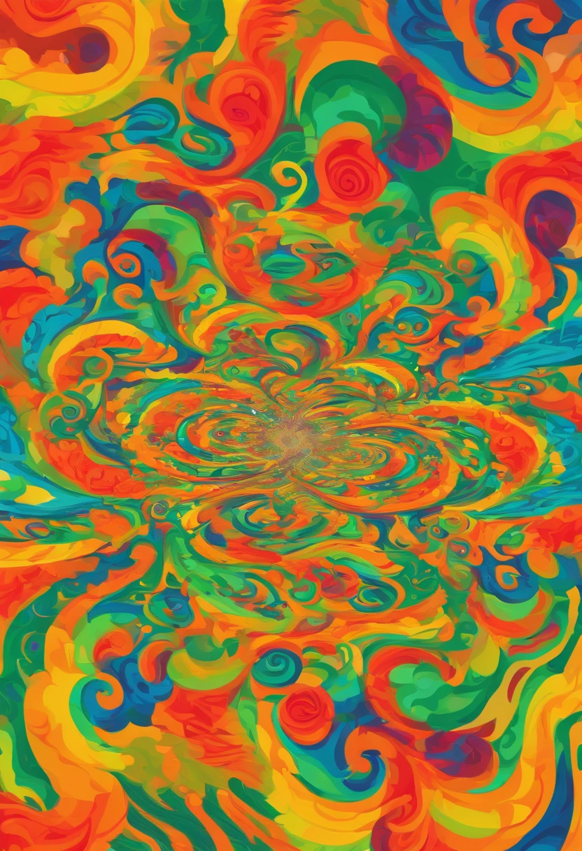 arte conceitual RetroFuturismAI parede do computador centro da imagem