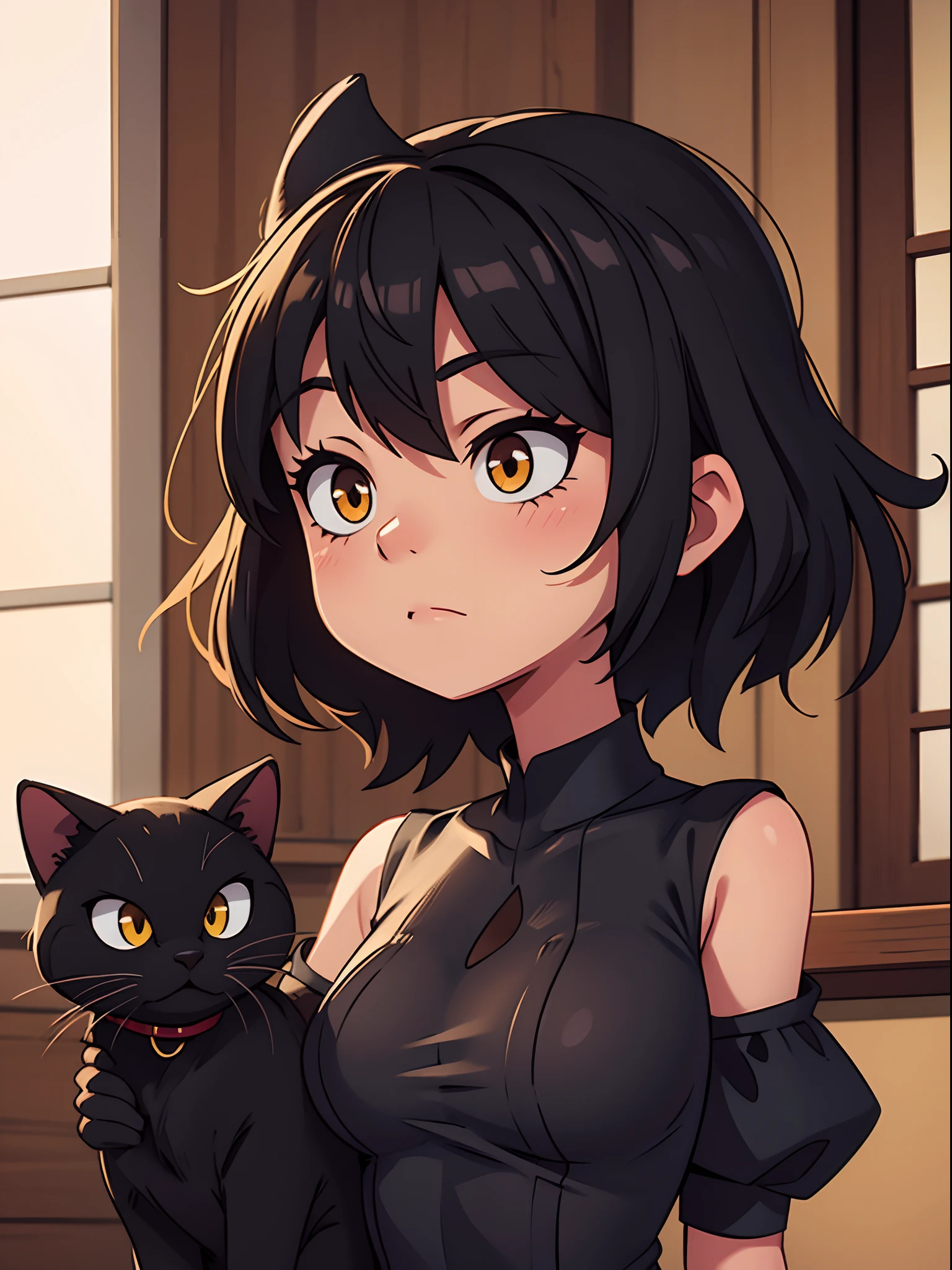 Black cat,