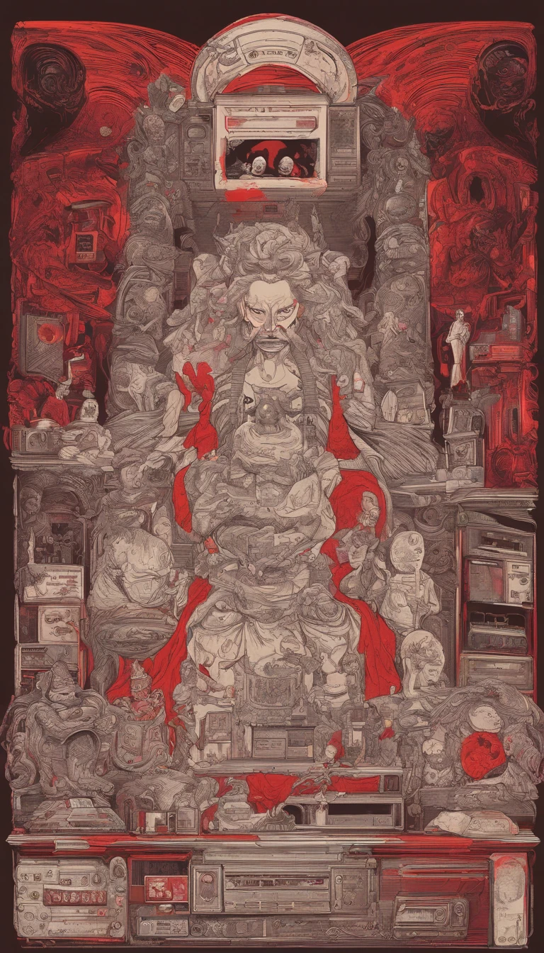 Albedo(Overlord),black hair,white horn,curvy body,big breast,big thighs,fully naked, standing in the middle of the dark room, surrounded by multiple men(all wearing business suit,very black skin,bald,faceless,standing very close to her, surrounding her from every direction),her breast was fondled,her nipples was teased,her thighs was caress by them,every part of her body was touched by the group,mating scene,sex,gangbang,nsfw,((pornography art style)).