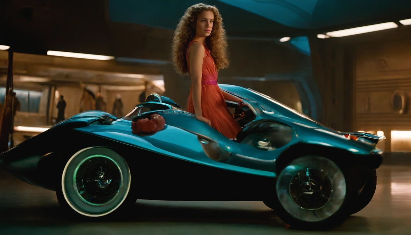 princesa de 11 anos em um filme de scifi e aventura ano 80