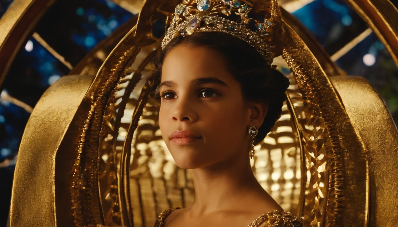princesa de 11 anos em um filme de scifi e aventura ano 80