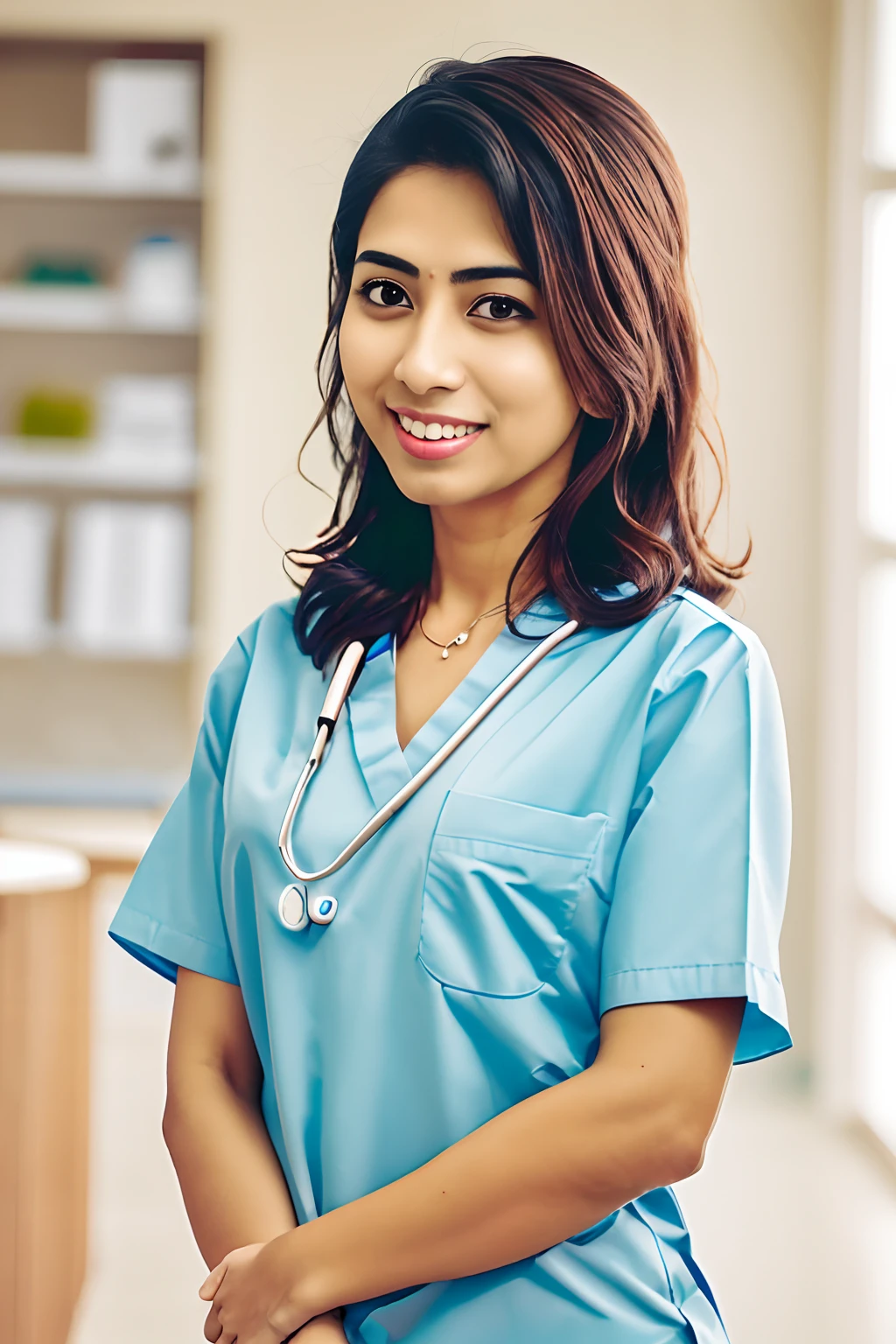 a smile、indian physician