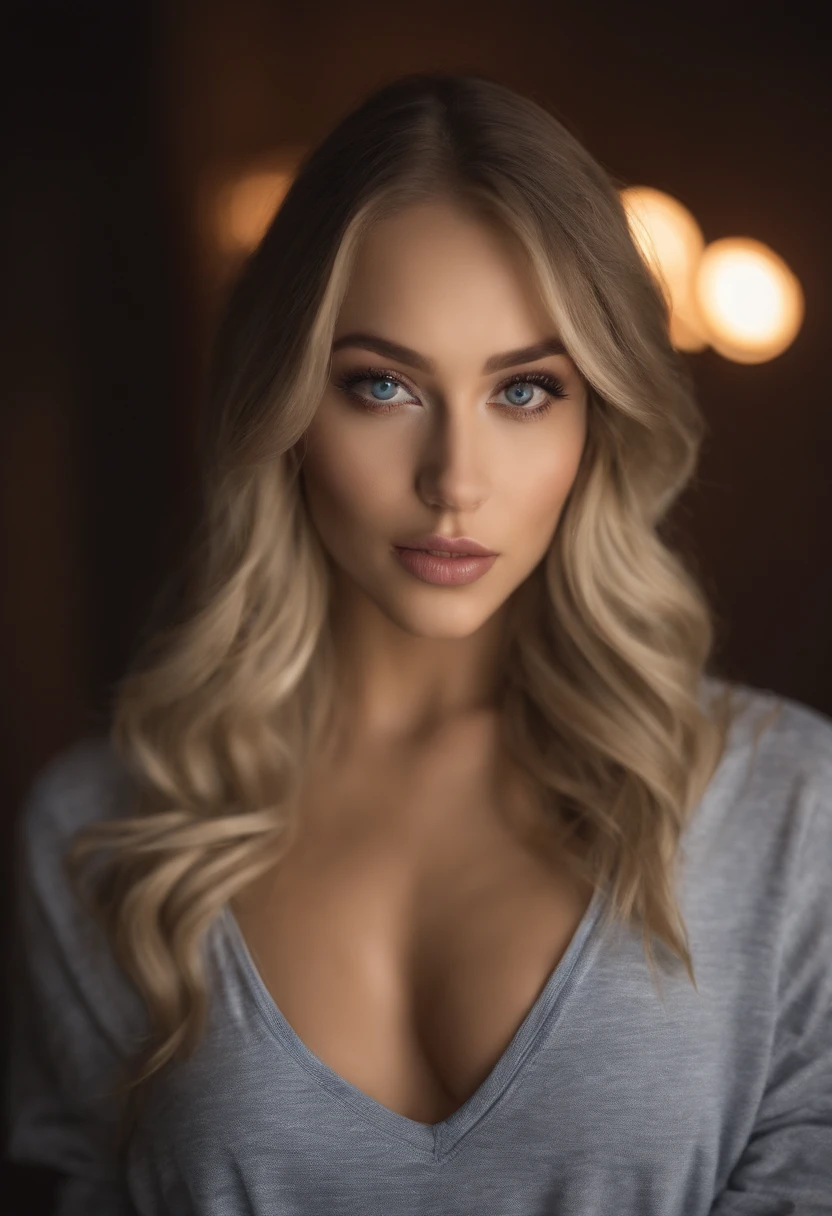 Woman with matching tank top and panties, Sexy girl with blue eyes, portrait sophie mudd, portrait corinna kopf, blonde hair and large eyes, Selfie einer jungen Frau, Augen im club Violet Myers, ohne Make-up, Natural makeup, Blick direkt in die Kamera, Gesicht mit Artgram, dezentes Make-up, Stunning full body shot, im Schlafzimmer, Spaltung