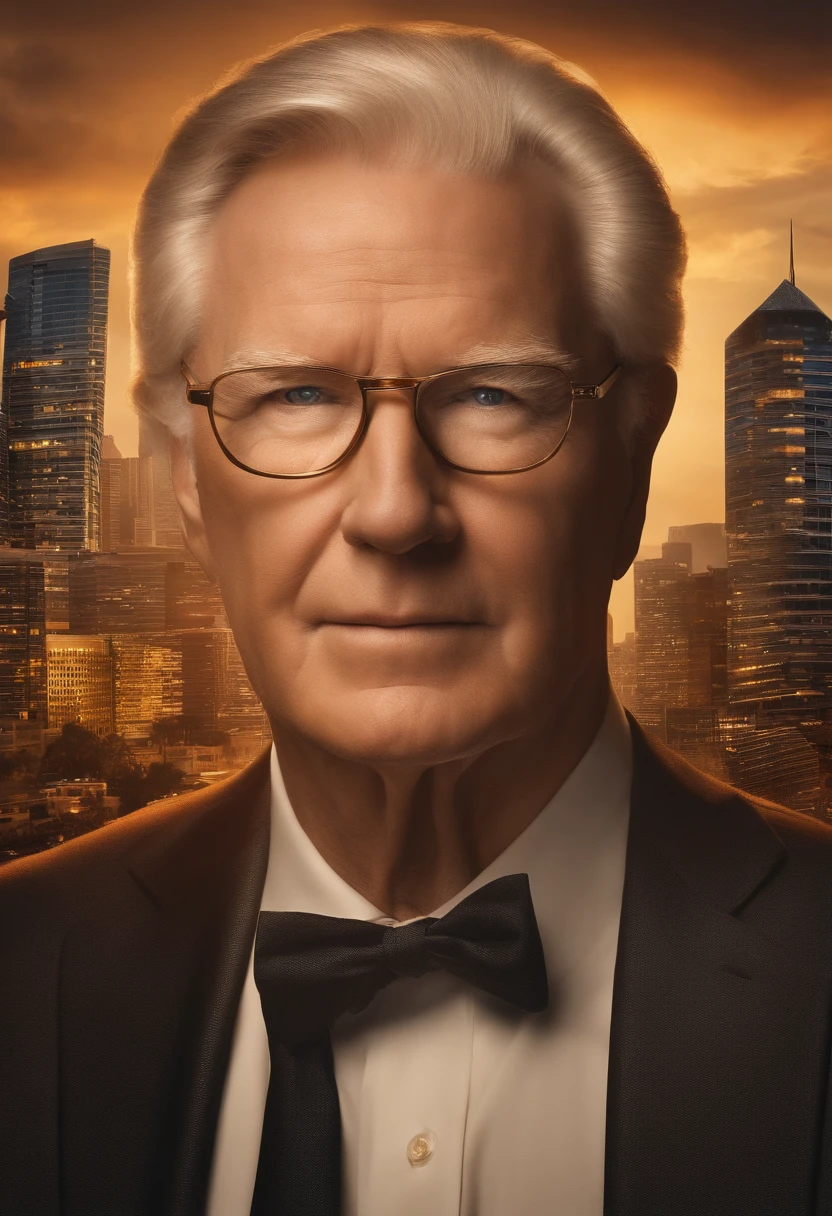 Bob Proctor palestrante apontando para a mente, retrato real,
warm lighting, intense expression, glasses Determined look, dedo apontando para a mente (headpe), suor escorrendo , striking expression, suit well passed dollar bills, rich scenery blurred city background, meio corpo, riqueza e abundancia fundo, com um toque de ouro, realismo. (best quality, Altas, ultra-detalhado), (Realistic:1.37), profissional, vivid colors