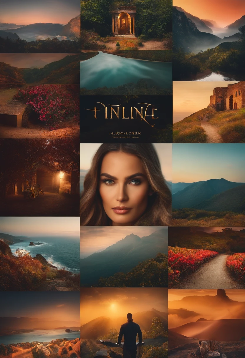 Make a written logo: "Fala de Filmes"