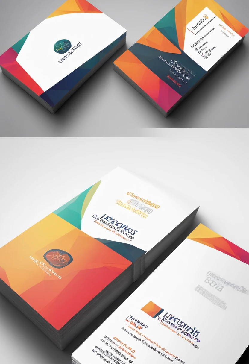 Create a Business Card with the name Lucas Bernardo Graduated in Information Systems