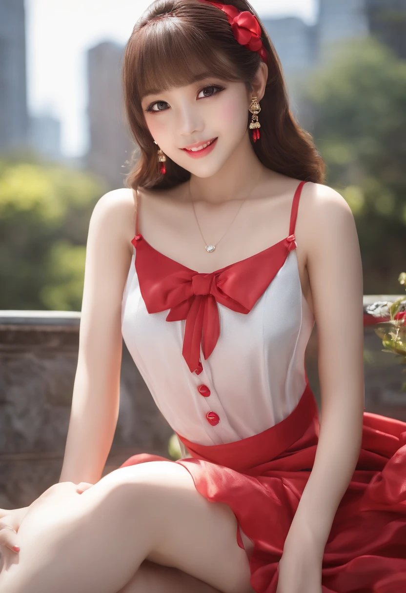 full body "(best quality,highres),(realistic),(studio lighting),(portrait),(16-year-old) cute girl,(reporter),(professional),(vivid colors),(detailed eyes, lips),(studio-type),(journalist),(microphone),(professional attire),(confident smile),(dynamic pose),(neutral background),(bright, energetic atmosphere)"16 years cute reporter (high quality,4k,8k,highres,masterpiece:1.2),beautiful detailed eyes,beautiful detailed lips,long hair,uniform, (((16 years old girls))),girl with long hair in casual dress sitting on a studio , gesture,Mare hair,professional,vibrant colors,soft lighting,subtle shadows,messy bun, Mare hair light breeze,stunning graceful posture,confident expressions,expressive eyes,curvy eyelashes,subtle blushing,sparkling highlights,sharp details,soft skin,precise shading,luminous atmosphere,dynamic composition,sublime artwork, small round eyes, Chinese teen, glossy pink lips, alluring cute smile, k pop looks, full body complete anatomy, 8k, masterpiece, RAW photo, best quality, photorealistic, extremely detailed CG unity 8k wallpaper, Depth of field, Cinematic Light, Lens Flare, Ray tracing, (extremely beautiful face, beautiful lips, beautiful eyes), intricate detail face, ((ultra detailed skin)) 1girl, in the dark, deep shadow, pretty Asian girl, idol,(very slim slender fit-muscled body:1.3), ((looking at viewer)),(big smile:1.3), (cityscape, blurry background), (dim lights, rooftops, veranda), pretty girl, earrings, bracelets, necklace, clear eyes, walking , front shot, (pale skin), face forward, (big eyes), ((full body shot)), ((black silk Laced)), ((see-through red color sleep gown:1.3)), (brown hairs) (looking at viewer:1.3), (laced panty), open breast, medium breasts, have a sheen , (See through, pink sleeping gown :1.3), veranda