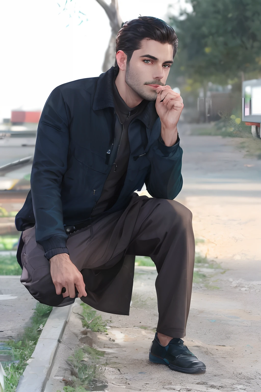 (Absurdres, Intricate Details, Masterpiece, Best Quality, High Resolution, 8k), 1 male, swedish, mature, aged up, handsome, finely detailed eyes and face, brown quiff hair, teal eyes, looking at viewer, solo, (full body:0.6), detailed background, detailed face, (CircuitBoardAI, electronic theme:1.1) evil high-tech futuristic hacker, smirk, advanced technology, hoodie, techwear, keycard, cables, (holographic display:1.05), error message, computer, password, server room in background, orange lights, cyber-warfare, dark sinister atmosphere, Depth of Field, VFX.