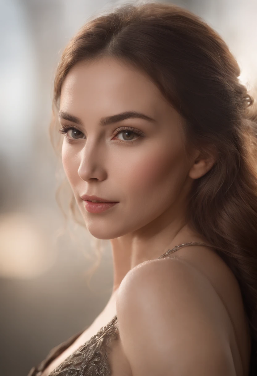 a lady, (Detailed face features:1.3), (RAW photo, 16k, masterpiece, best quality: 1.2), (ultra realism, hyper detailed and intricate realism: 1.3), (wide depth of field, radiant mapping, ray tracing, god rays: 1.2), High dynamic range, vivid, rich details, clear shadows and highlights, realistic, intense, enhanced contrast
