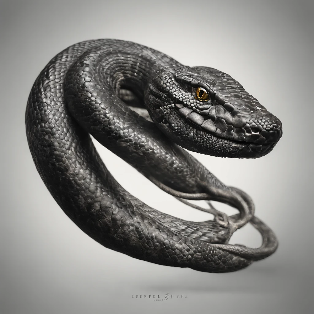 Logo de serpiente en vectores