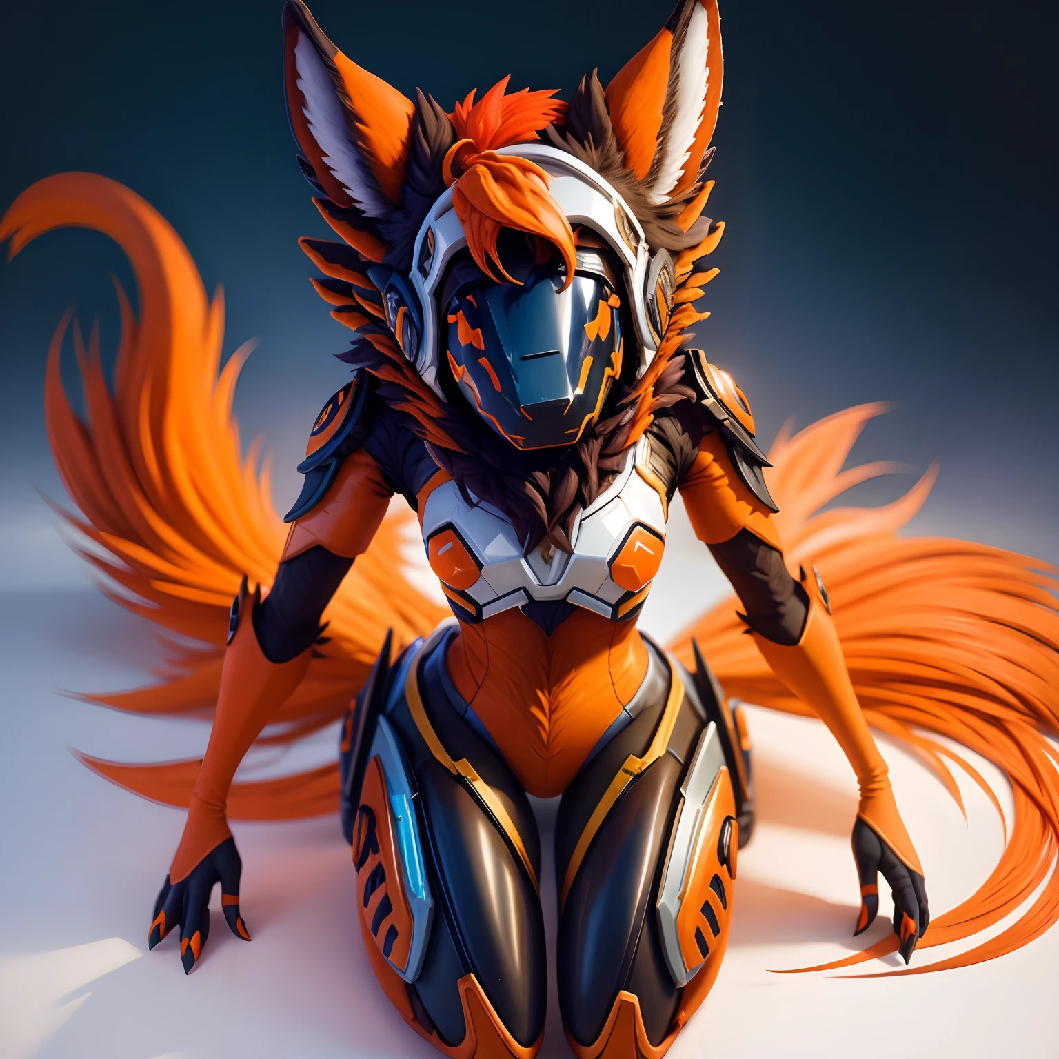 Protogen, Warframes, color naranja