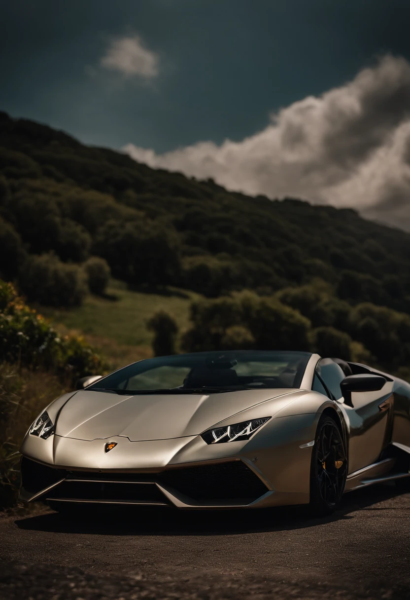 homem bem sucedido ao lado de uma Lamborghini