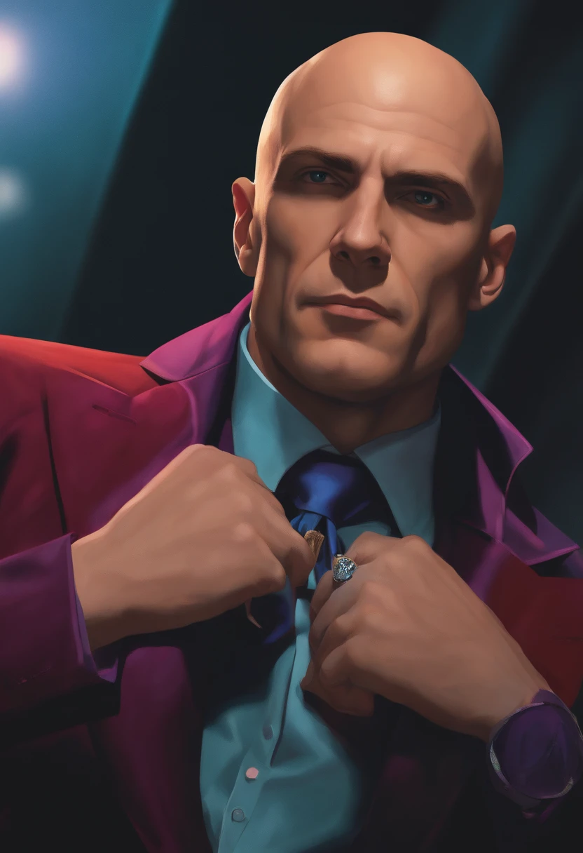 Lex Luthor in laptop