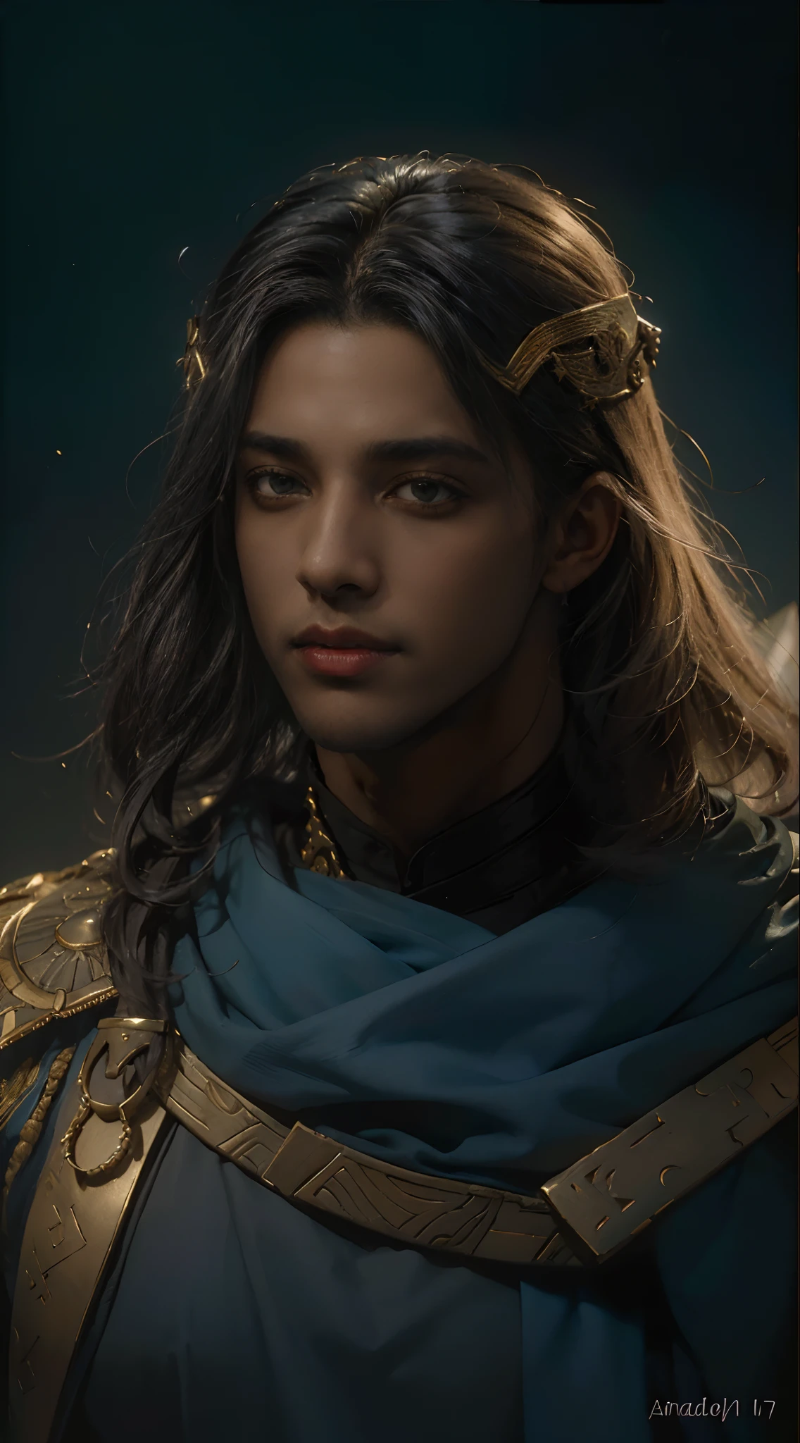 ((Oil_painting: 1.9)), ((dark_skinned ancient Egypt non_binary ancient male model)), (dark_skin: 1.8), (extremely attractive: 1.9), sexy, (ancient_Arab_clothing: 1.8), (androgynous: 1.9), beardless male, shaved face, clean shave, (extremely_beautiful: 1.9), ((absurdly_handsome male: 1.9)), ((god_like beauty: 1.9)), Greek clothing, greek, ((Squared_chin: 1.8))