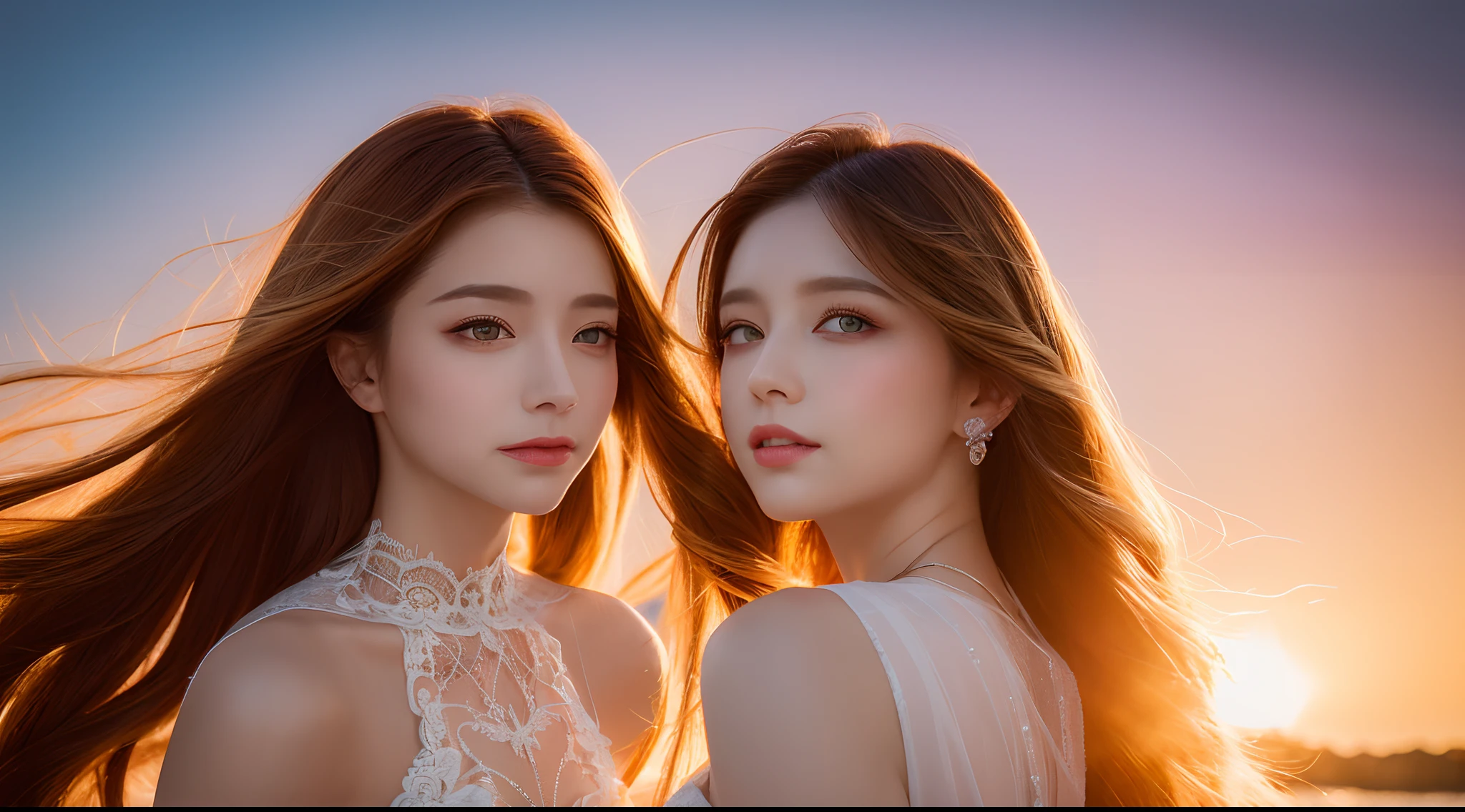 High quality work,Realistic works,Extremely premium graphics,8K HD working,High quality graphics,High-resolution and meticulous work,10x pixels,Very detailed details:1.1,Advanced technical details:1.1Realistic photo effects,light effectภายใน:1.5,Soft, natural light:1.5. light effect(light effectเสมือนจริง:1.8),Ultra high resolution,shining dress,long shiny hair,silver hair,Transparent Hair,Highly detailed hair(Quality hair details:1.1)clear eyes,Double eyelids look good.,Sharp eye makeup, Create beautiful eyelashes., Thin eyebrows, Highly detailed eyes,high nose, cute red lips, rosy cheeks, With delicate makeup on her face , beautiful face, The face shape is perfectly proportioned.,(Advanced facial details:1.1) nsfw masterpiece photography that captures the essence of a dream experienced by a stunning Caucasian woman., A perfectly detailed face., realistic pores, sharp eyes, (Slippery nipples), revealing dress, She was shrouded in smoke that transformed into surreal butterflies around her., in a dream, She finds herself in a magical landscape filled with bright colors and surreal elements., The atmosphere is dreamy and ethereal., with soft lighting illuminating the scene, Young women are seen as confident and glowing., Surrounded by symbols of her inspiration and inner strength., The overall mood of the image should create a sense of wonder., empowerment, and limitless possibilities, Complex lighting, Rim lights, (wind:1.3), ,professional pose,women's artwork,Full body dress ,realism,Amazing cleavage,Today my eyes are very bright.,