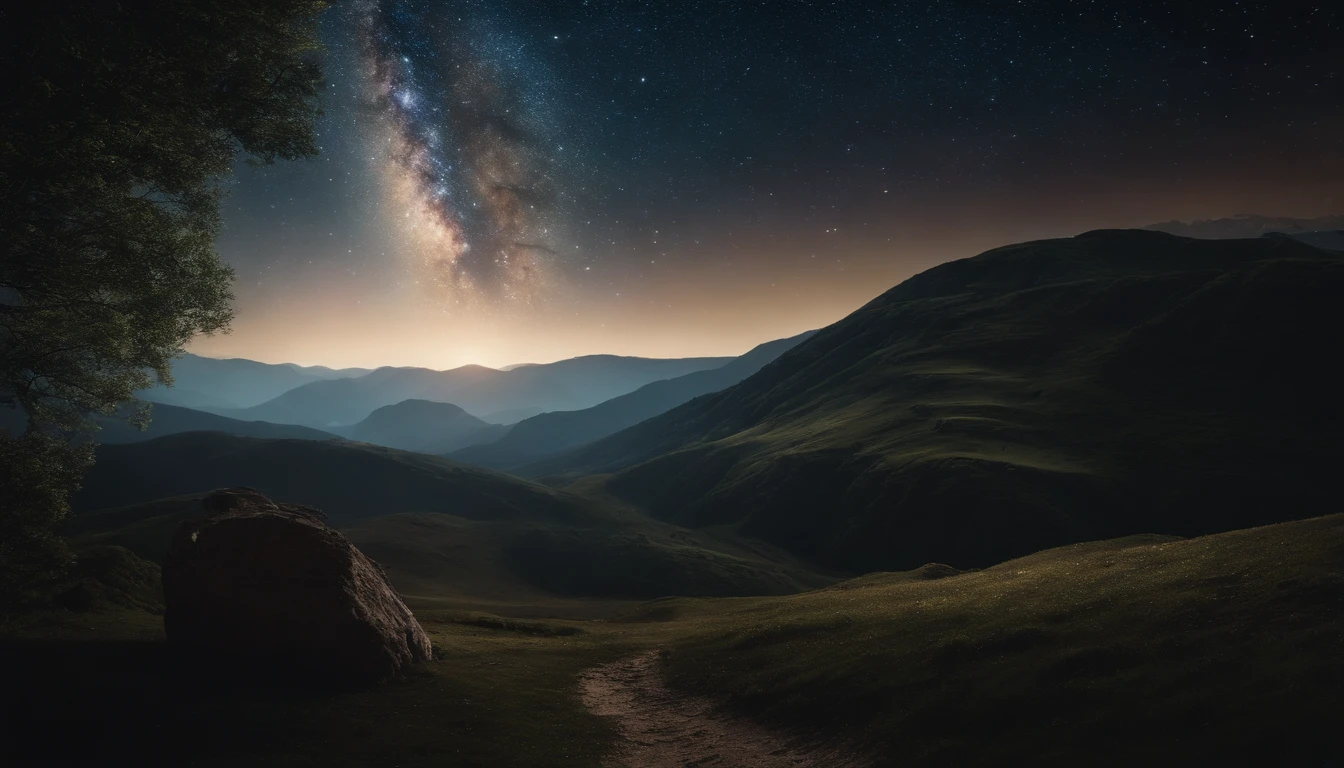 Create a other dimention with stars, milky ways and planets