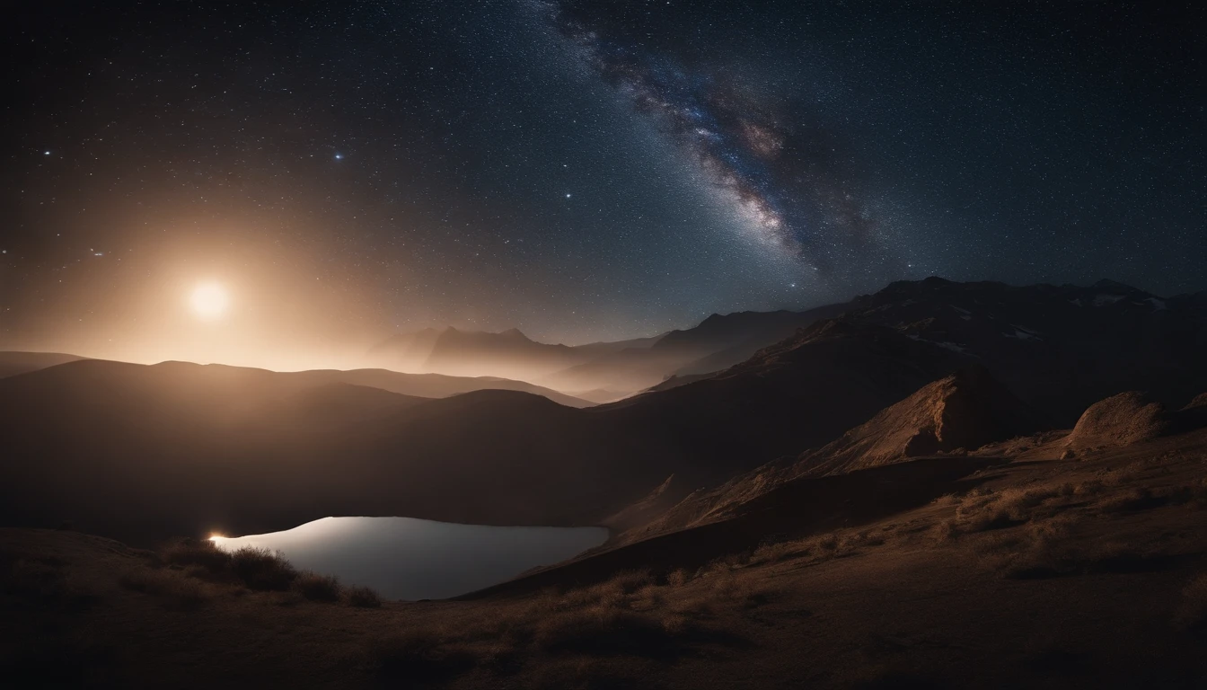 Create a other dimention with stars, milky ways and planets