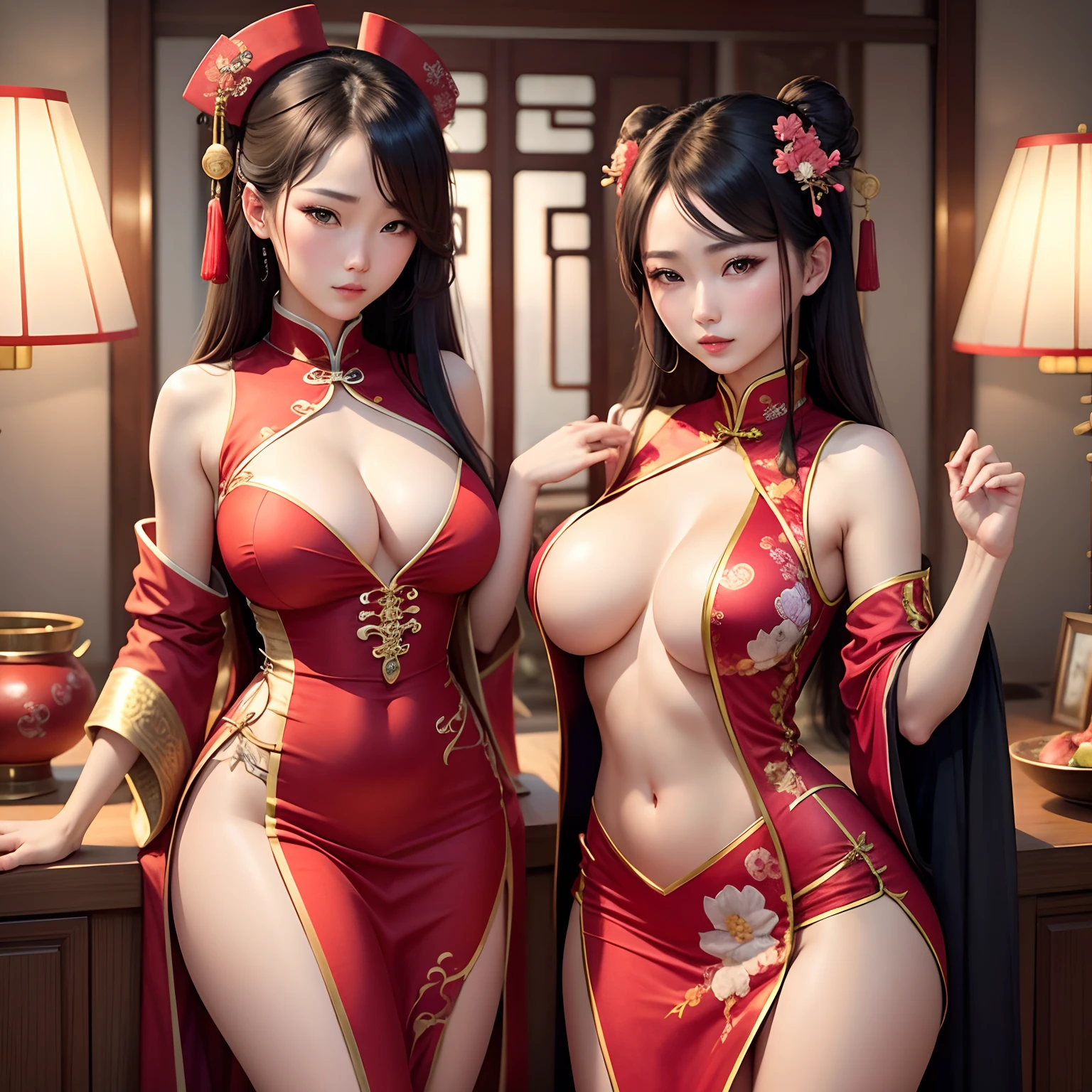 Sexy Woman chinese clothes