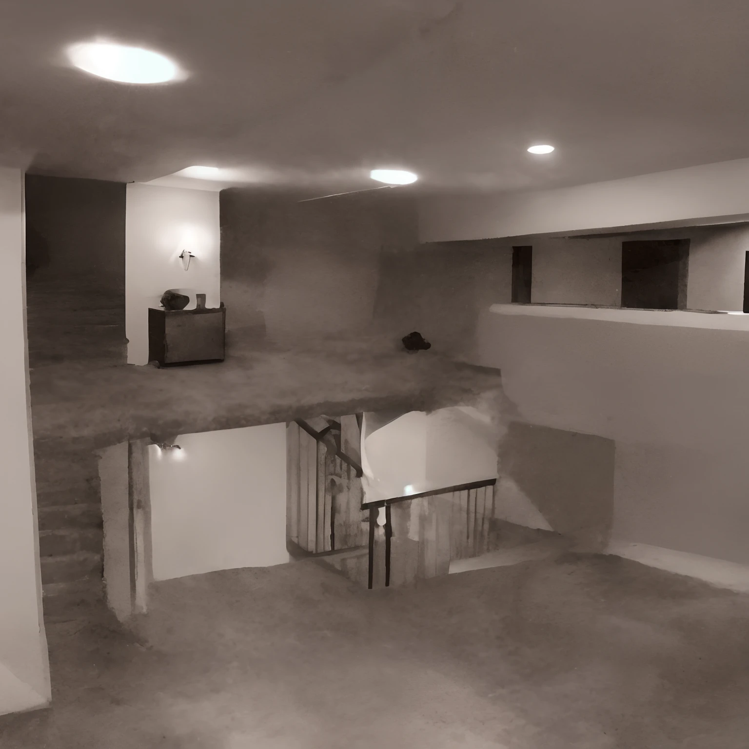 Dark basement