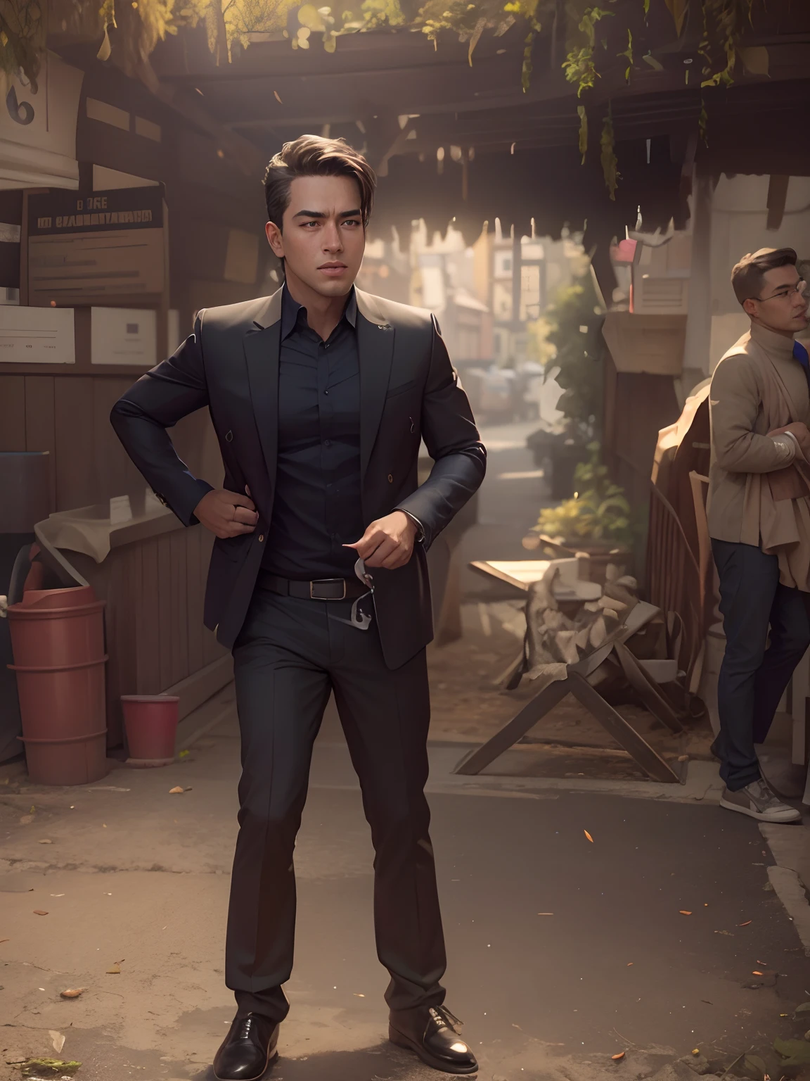 Handsome boy ultra realistic- v 4