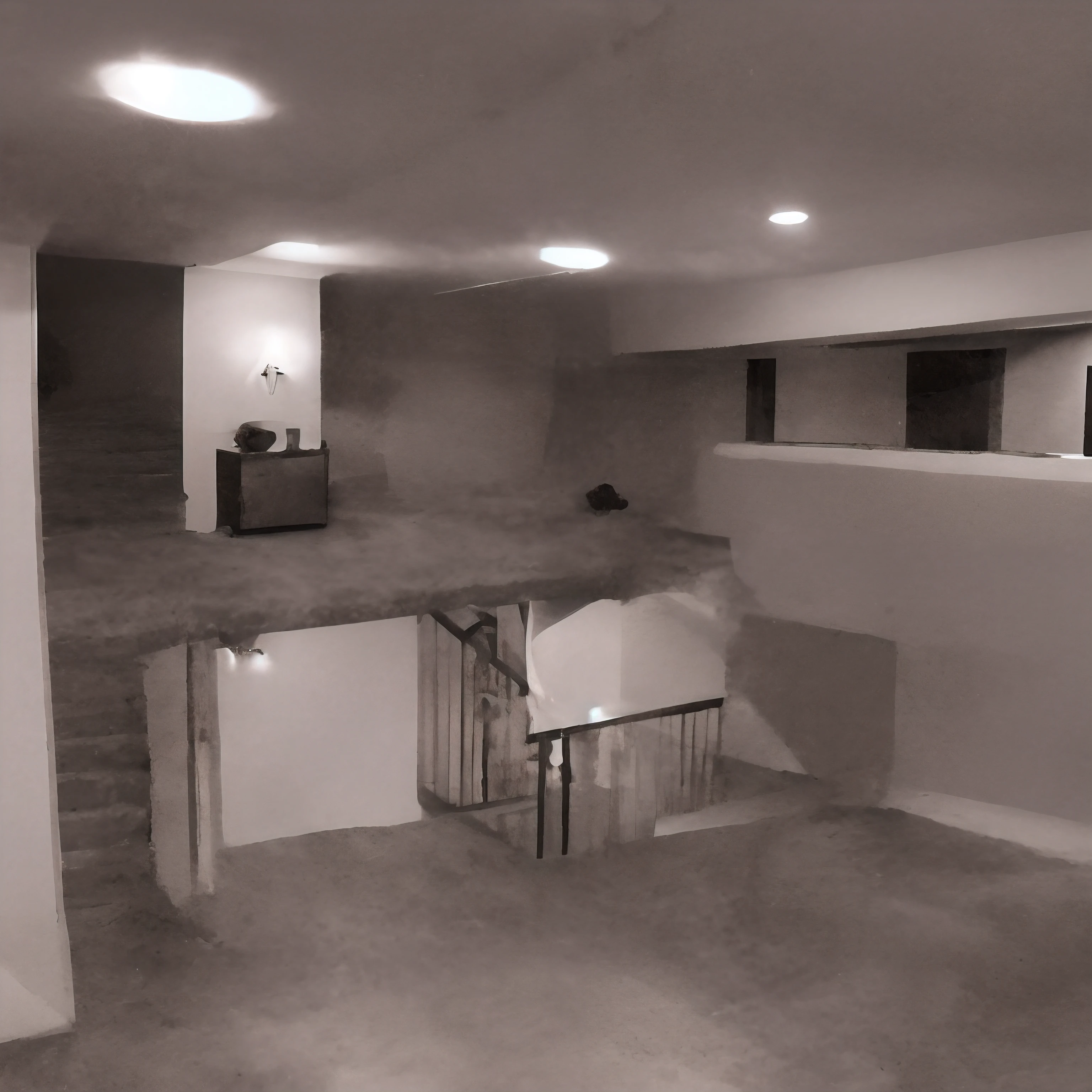 Dark basement