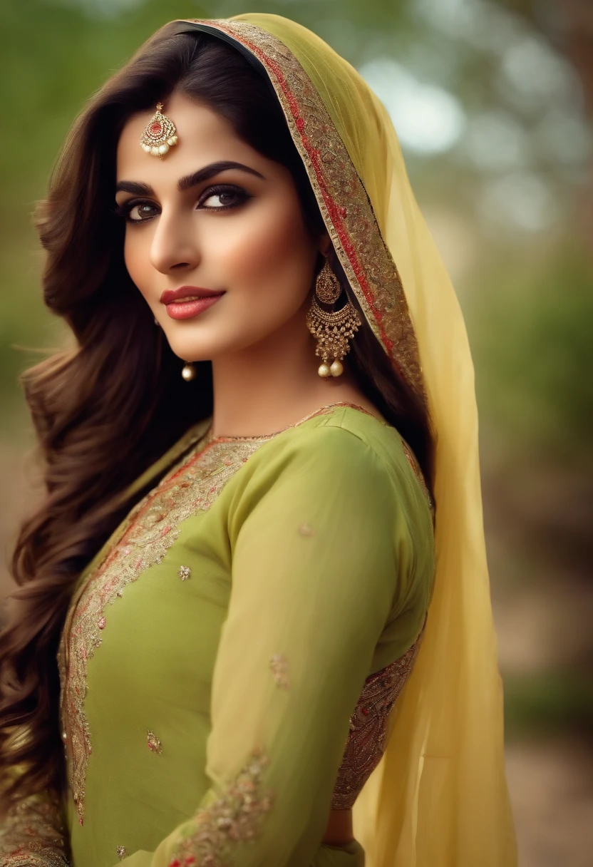masterpiece, best quality,1girl,symbol-shaped pupils, pakistan girl with big ass in shalwar kameez revealing very sexy, realistic, (Perfect Face: 1.4), (photorealism: 1.3)