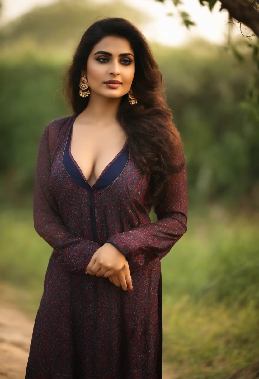 pakistan girl with big tits in shalwar kameez revealing very sexy, realistic, boobs of nipples from kameez can be seen, ver very big tits, realistic