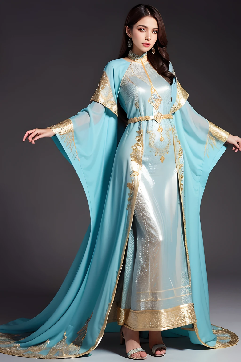 Moroccan Caftan covers the complete outfit of the Moroccan caftan different Designs different colors