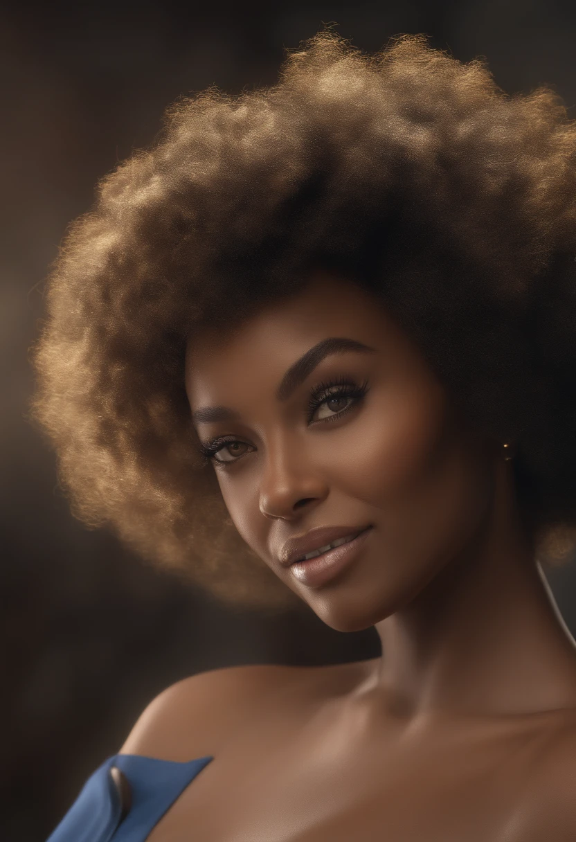 Deusa africana negra, olhos pretos brilhantes, sensual, poderosa, long braid hair, ustadora, cores muito brilhantes, light particles, com luz brilhante, vestes de pele, silhueta sombreada, Mshiff, Arte do papel de parede, Papel de parede UHD